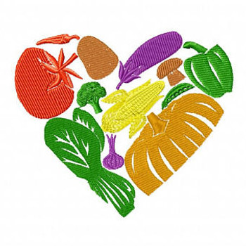 Fruit and Veg - Shopping Tote Collection #2 Machine Embroidery Design