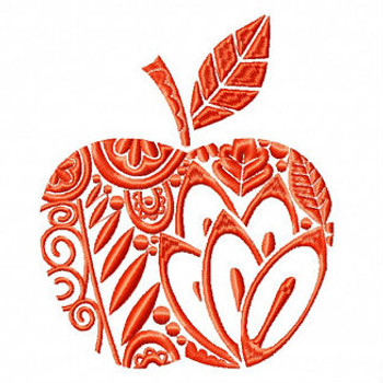 Apple - Shopping Totes Collection #5 Machine Embroidery Design