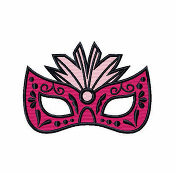 Spiky Eyemask - Masquerade Design Collection #03 Machine Embroidery Design