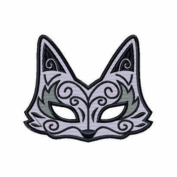 Fox Eyemask - Masquerade Design Collection #13 Machine Embroidery Design