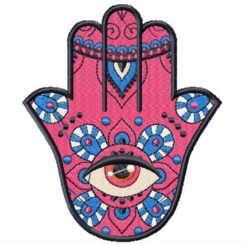 Hamsa Peace #03 Machine Embroidery Design