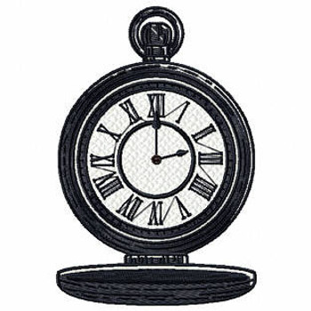 Vintage Pocket Watch - Antique Collection #10 Machine Embroidery Design