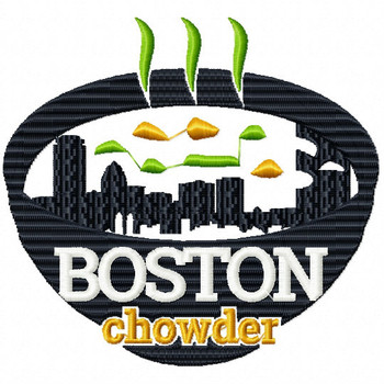 Boston Chowder - City Collection #01 Machine Embroidery Design