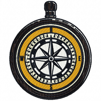 Vintage Compass - Antique Collection #16 Machine Embroidery Design
