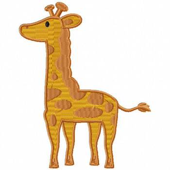 Giraffe - Safari Animals #04 Machine Embroidery Design