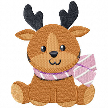 Stuffed Deer - Stuffed Toy #02 Machine Embroidery Design