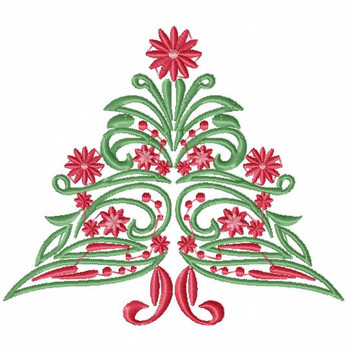 Christmas Tree #10Machine Embroidery Design