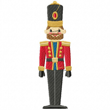 Christmas Toy Soldier #03 Machine Embroidery Design