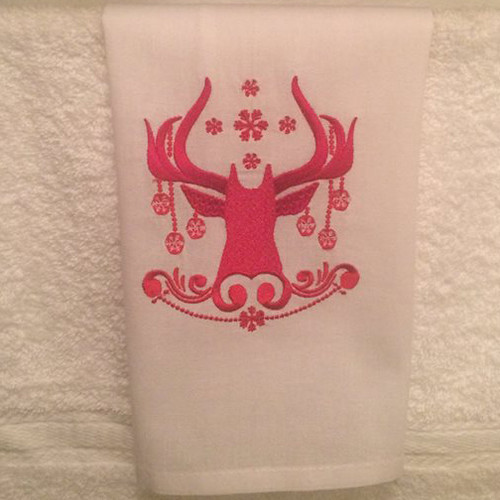 Christmas Antlers Collection of 8 Machine Embroidery Designs