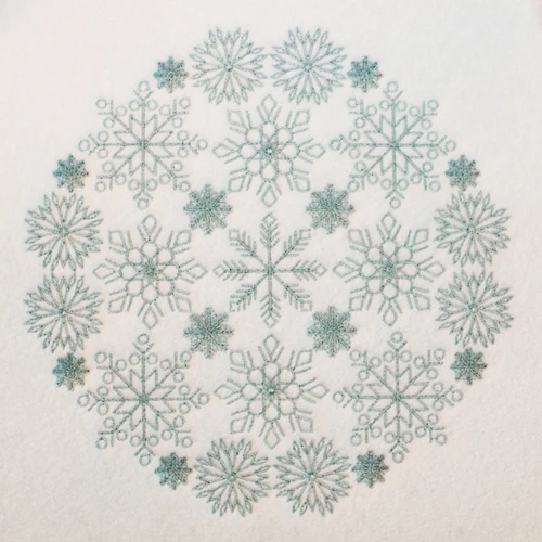 Christmas Mandala #03 Machine Embroidery Design