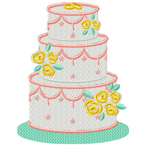 Wedding Ring #05 Machine Embroidery Design