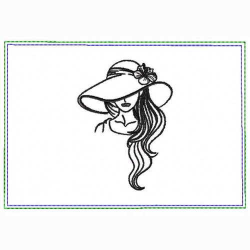Modern Ladies 04A Small Money Purse - In The Hoop Machine Embroidery Design
