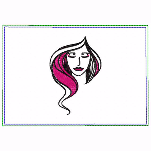Modern Ladies 05B Small Money Purse - In The Hoop Machine Embroidery Design