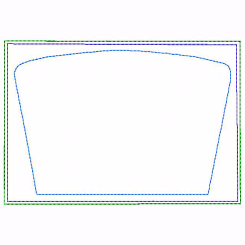 Modern Ladies 06A Small Money Purse - In The Hoop Machine Embroidery Design