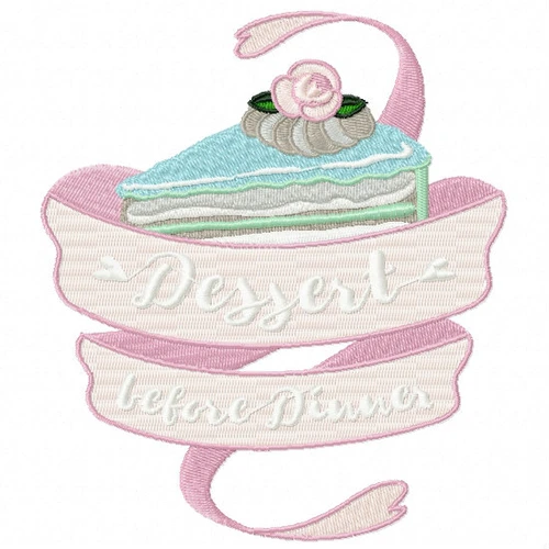 Dessert Before Dinner - Baking Hobby Collection #01 - Machine Embroidery Design