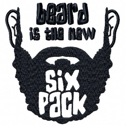 New Six Pack - Beard Collection #01 Machine Embroidery Design
