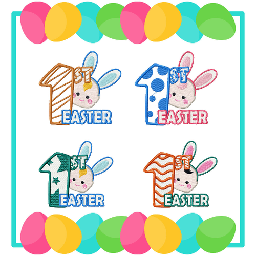 Machine Embroidery Designs - Baby's First Easter Collection of 4