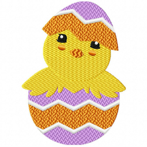 Easter Chick Collection #05 Machine Embroidery Design