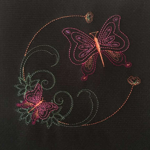 Beautiful Butterfly and Floral #10 Machine Embroidery Designs