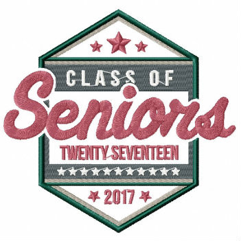 Senior Graduation Collection #07 Machine Embroidery Design