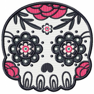Sugar Skull Collection #01 Machine Embroidery Design