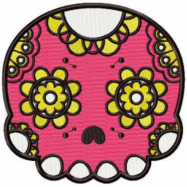 Sugar Skull Collection #03 Machine Embroidery Design