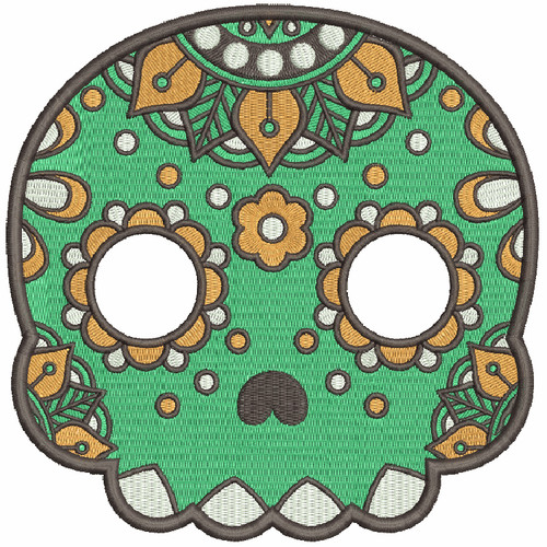 Sugar Skull Collection #06 Machine Embroidery Design