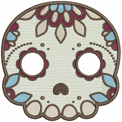 Sugar Skull Collection #07 Machine Embroidery Design