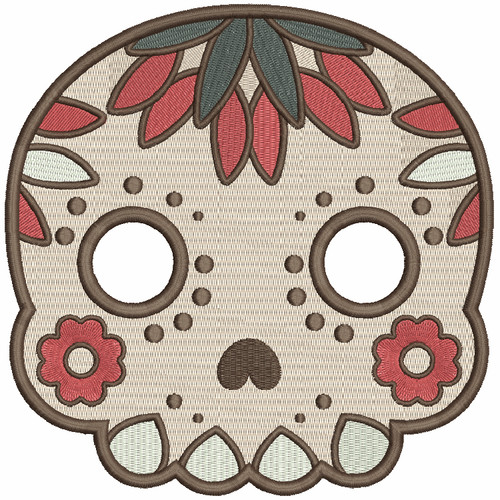 Sugar Skull Collection #08 Machine Embroidery Design