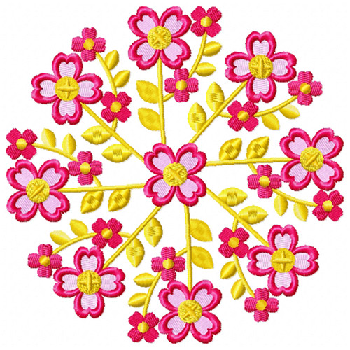 Circle Of Flowers 03 Version 2