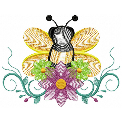 Bees And Flowers 02