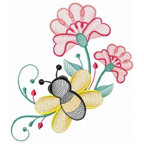 Bees And Flowers 04