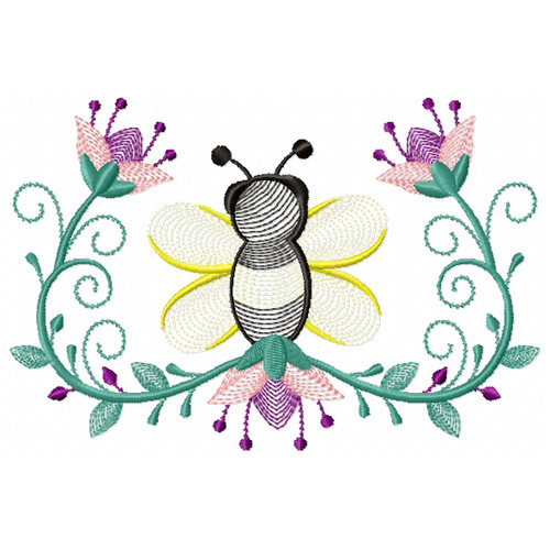 Bees And Flowers 06
