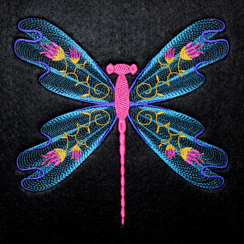 Machine Embroidery Designs - Dragonfly Collection of 6