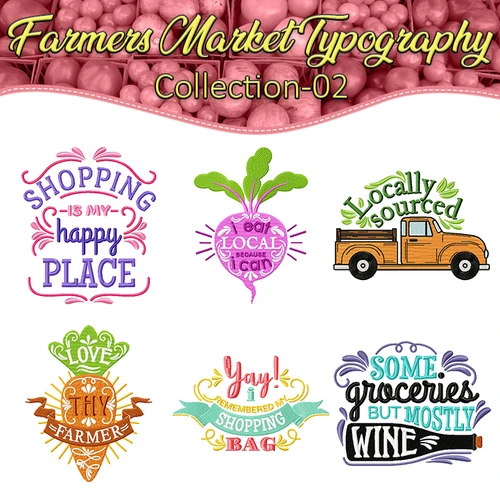 Farmers Market Typography Full Collection 02