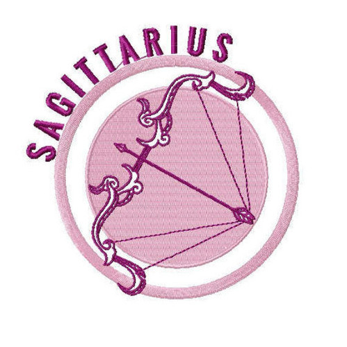 Sagittarius - Zodiac Collection #06 Machine Embroidery Design