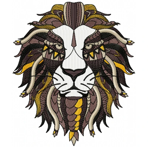 Detailed Lion Face B