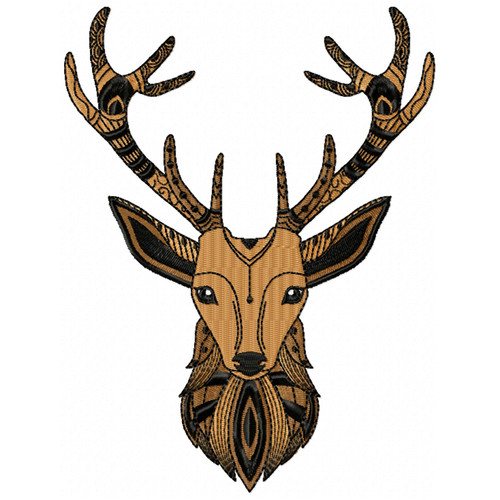 Detailed Deer Face B