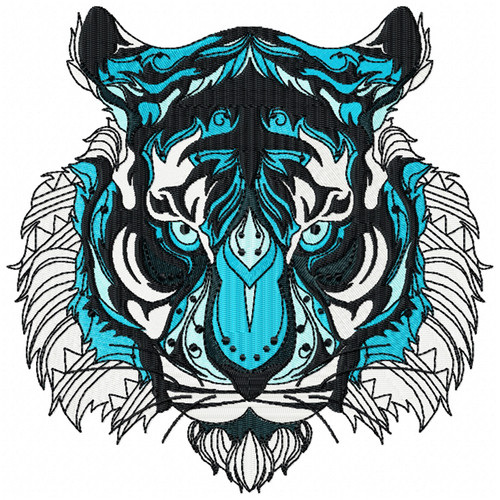 Detailed Tiger Face B
