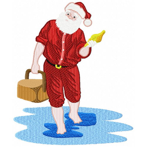 Santa On The Beach #08