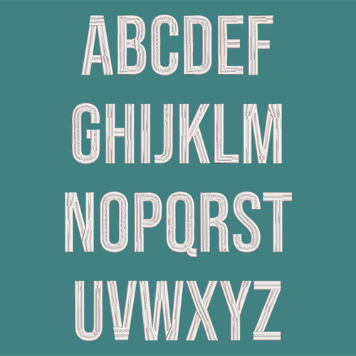 BebasNeueEmbroideryFont_Upper