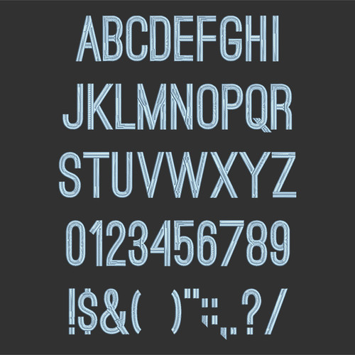 OstrichSansEmbroideryFont_FullAlpha