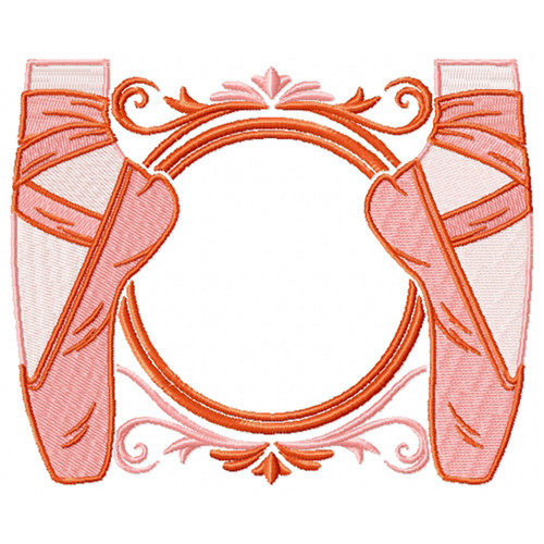 Ballet Shoes Monogram #01