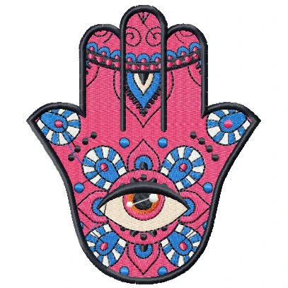 Hamsa Peace #03 Machine Embroidery Design