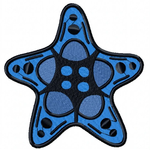 Starfish #04 Machine Embroidery Design