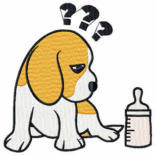 Baby Beagle - Beagle Collection #05 Machine Embroidery Design