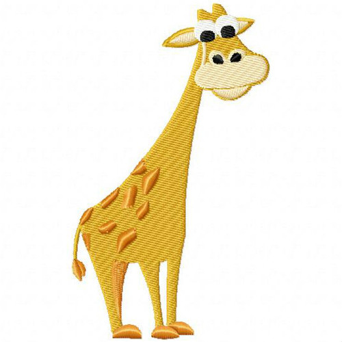 Giraffe - Safari Animals #15 Machine Embroidery Design