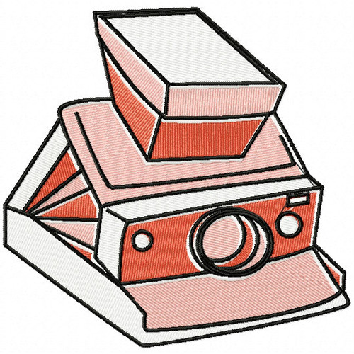 Retro Film Camera - Photography #04 Machine Embroidery Design