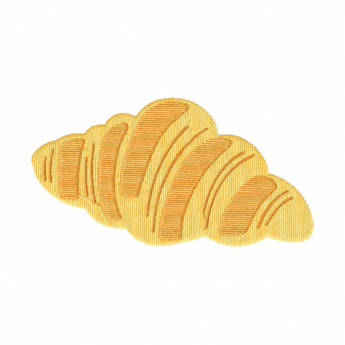 French Croissant - French Cafe #05 Machine Embroidery Design