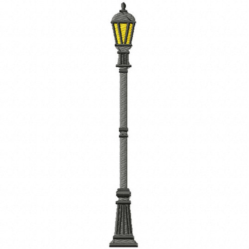 French Street Light- French Cafe #12 Machine Embroidery Design